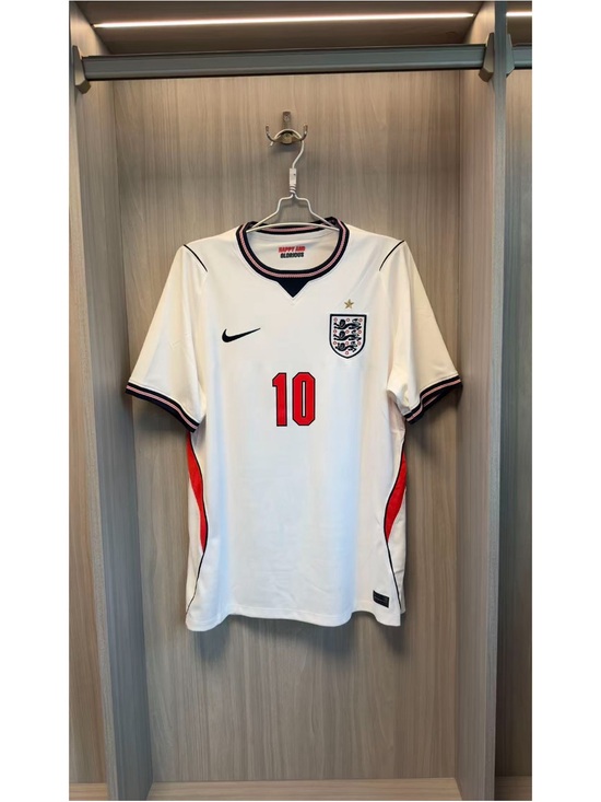 Nike Other - Nike White England #10 Football Shirt with Red Accents